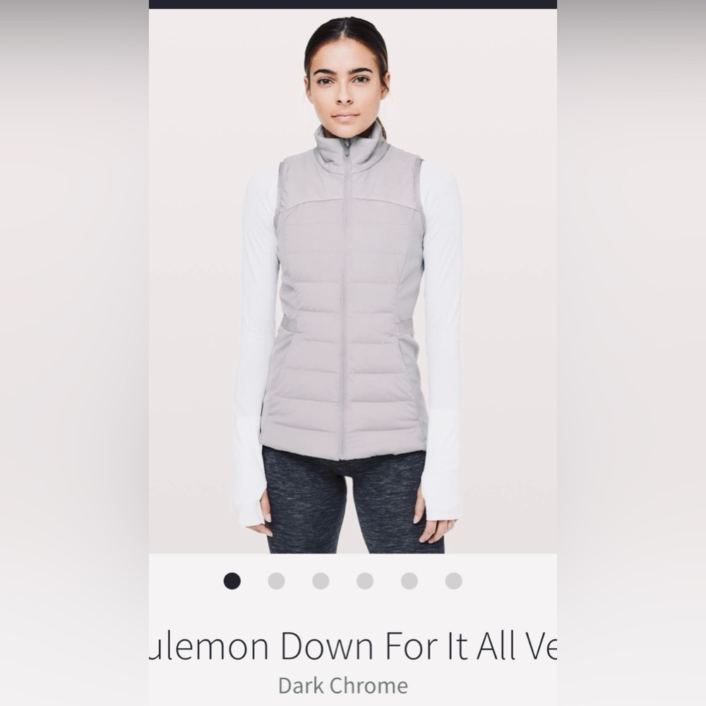 Lululemon Down For It All Vest